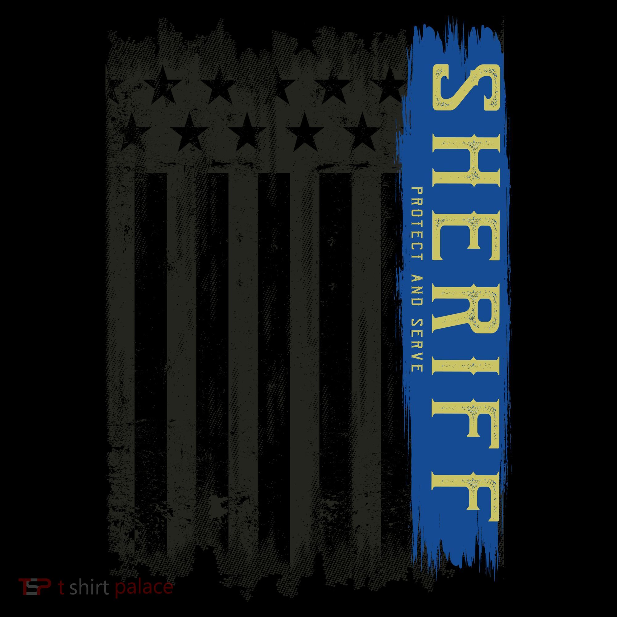 Sheriff American Flag Protect And Serve Coffee Mug