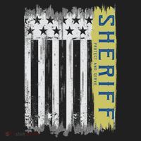 Sheriff American Flag Protect And Serve Tumbler thumb 3