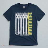 Sheriff American Flag Protect And Serve T-Shirt thumb 5