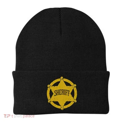 Sheriff Badge Beanie