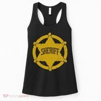 Sheriff Badge Women's Tank Top thumb 0