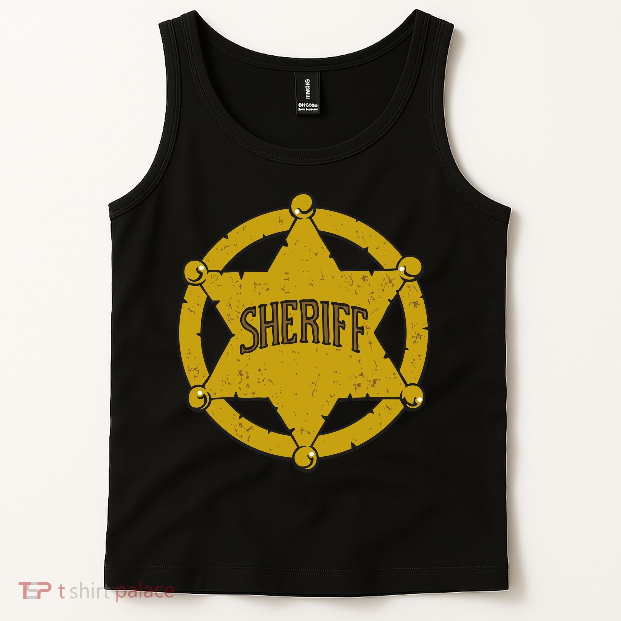 Sheriff Badge Tank Top