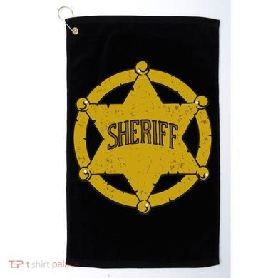Sheriff Badge Golf Towel