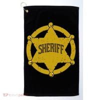 Sheriff Badge Golf Towel thumb 0