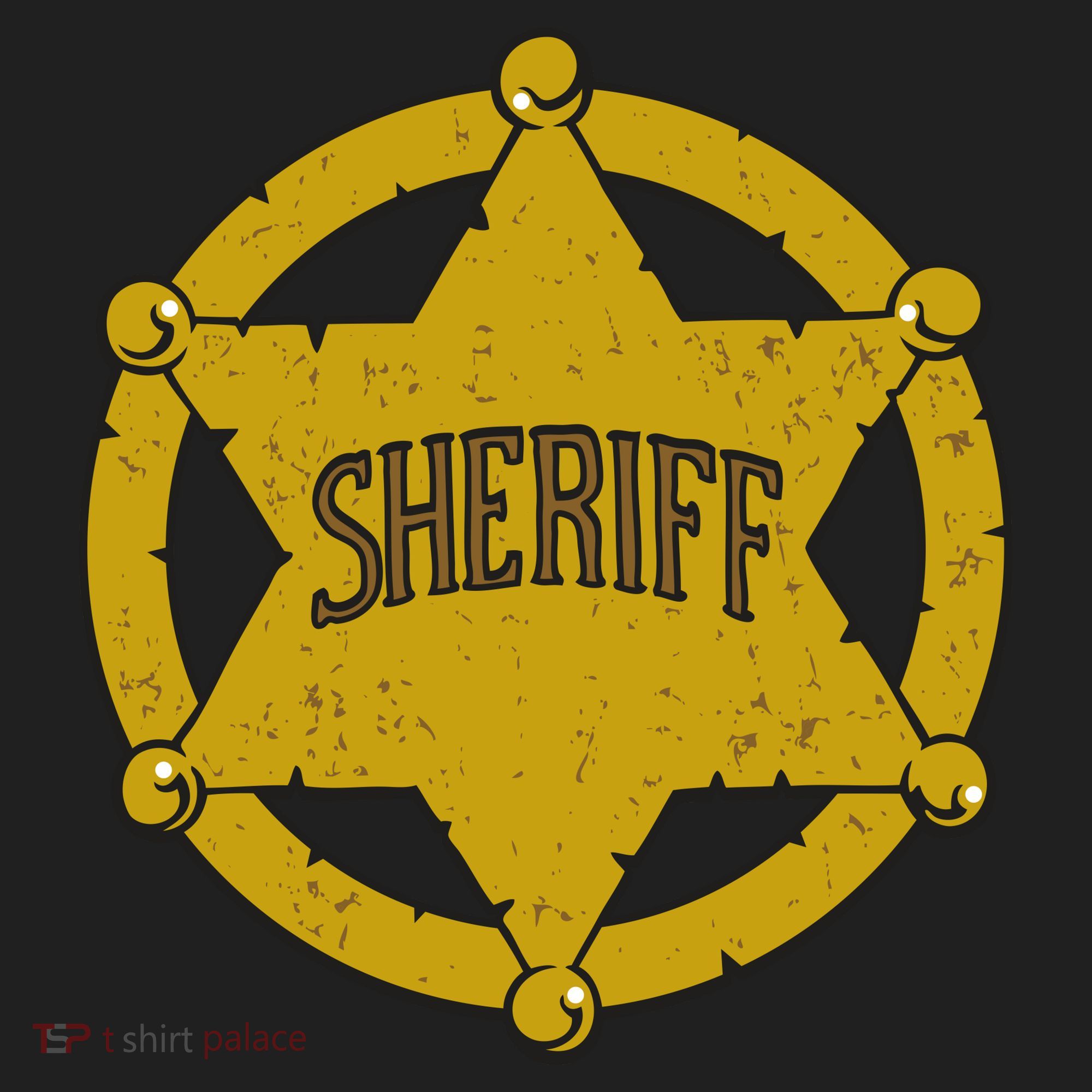 Sheriff Badge Golf Towel