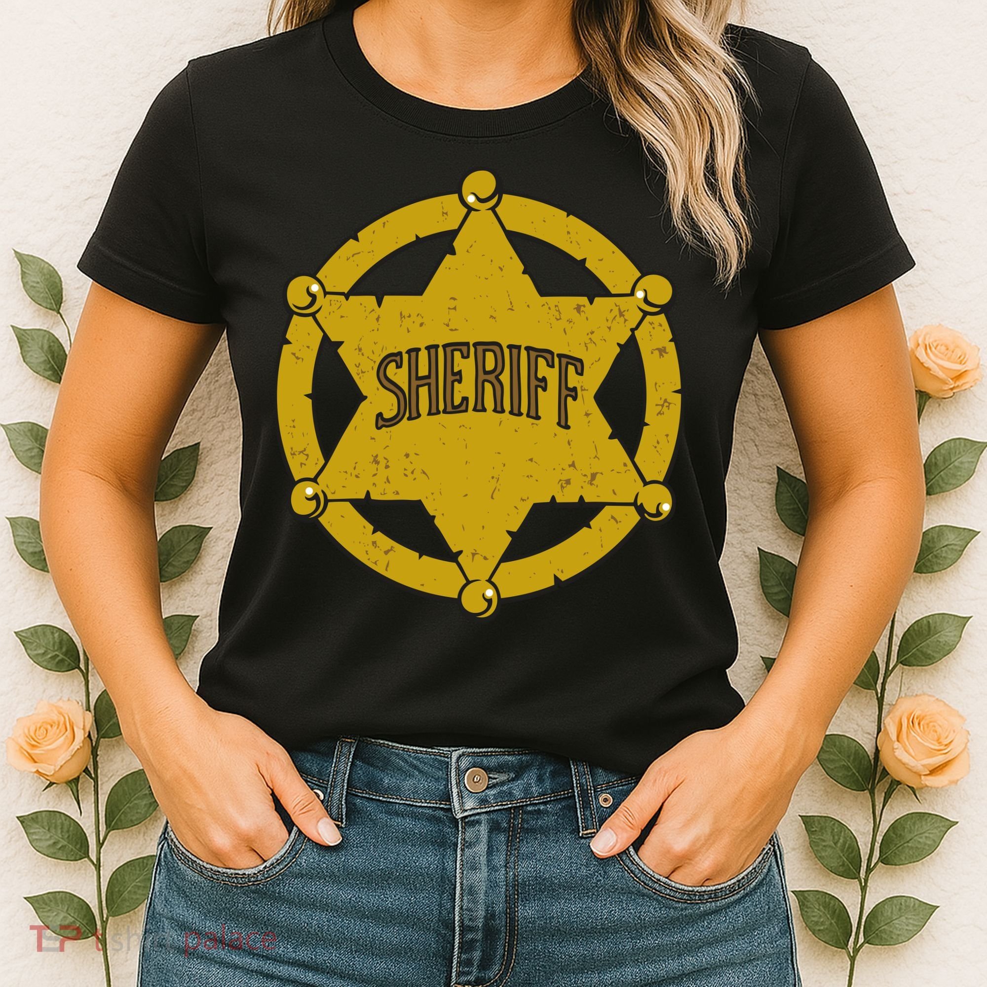 Sheriff Badge Women's T-Shirt