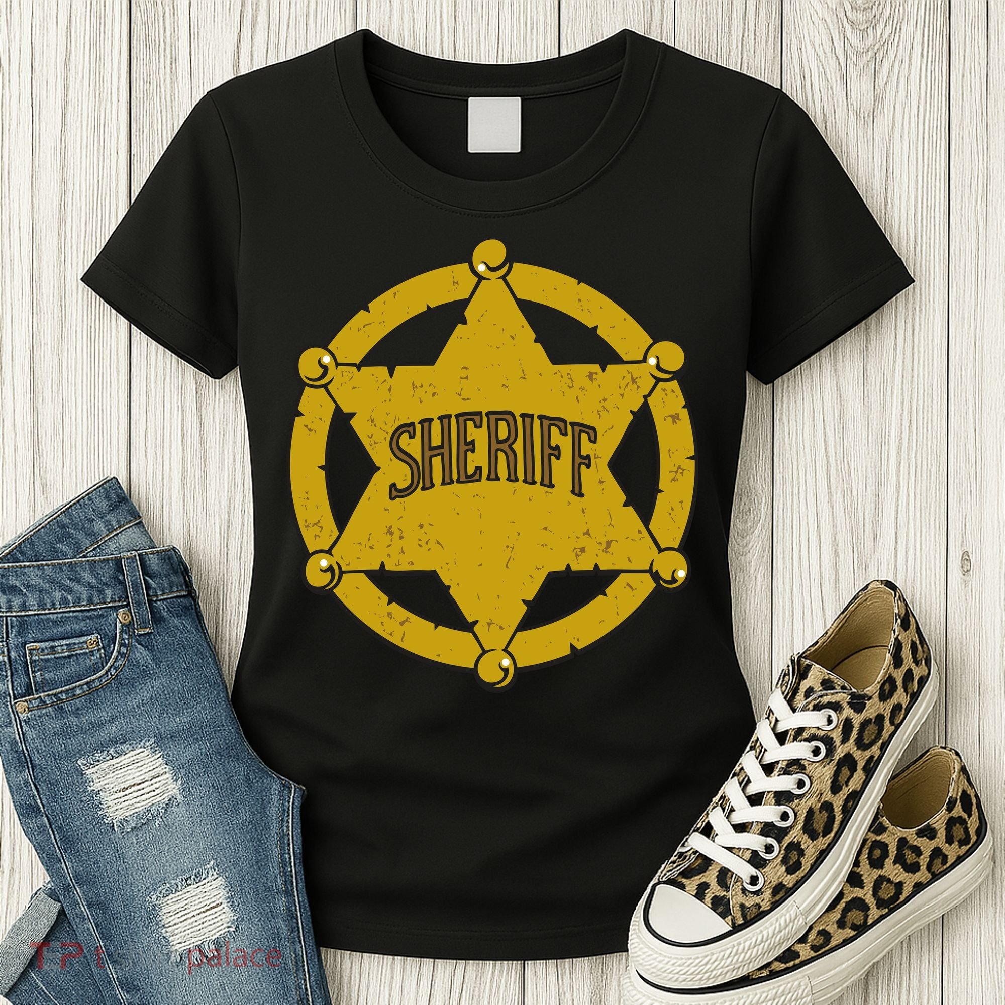 Sheriff Badge Women's T-Shirt