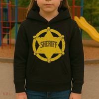 Sheriff Badge Kids Hoodie thumb 3