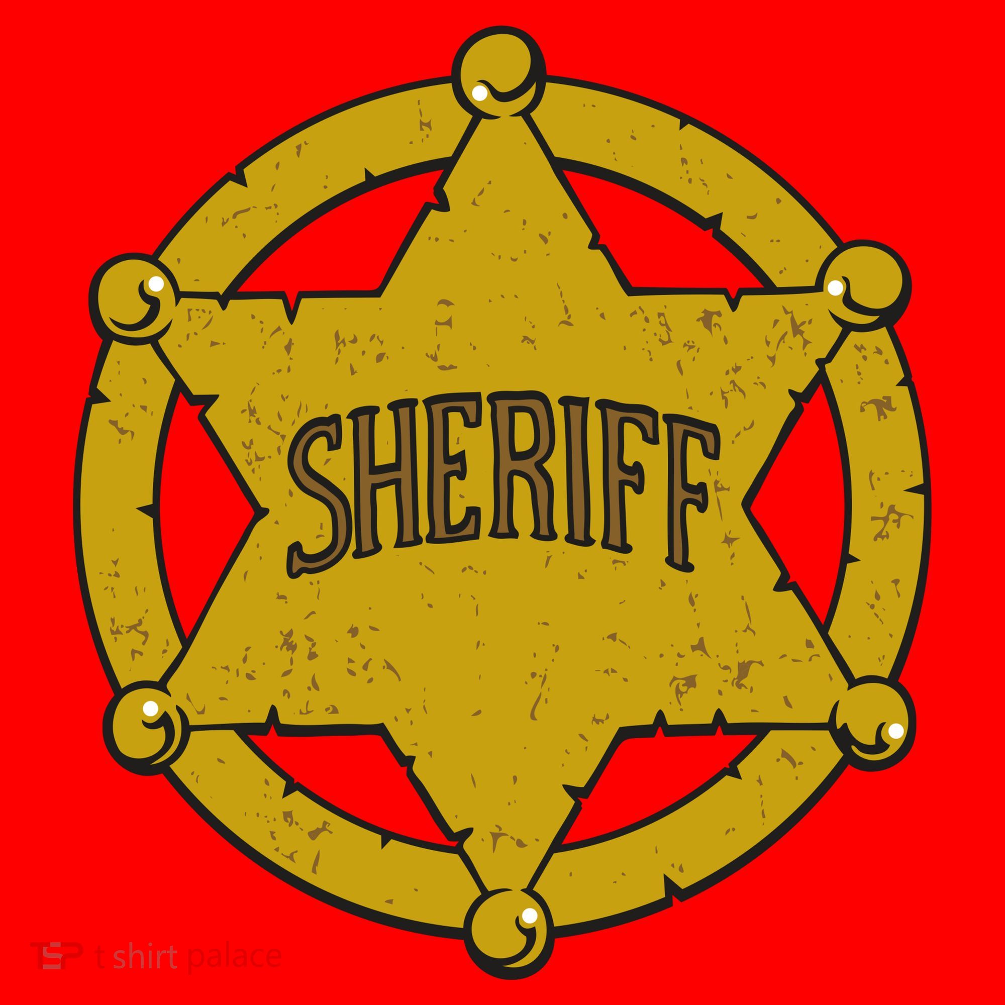 Sheriff Badge Santa Hat