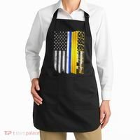 Sheriff Blue Thin Line Police Flag Apron thumb 2