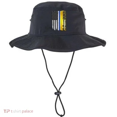 Sheriff Blue Thin Line Police Flag Bucket Hat