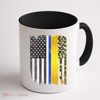 Sheriff Blue Thin Line Police Flag Coffee Mug thumb 1