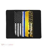 Sheriff Blue Thin Line Police Flag Mousepad thumb 0