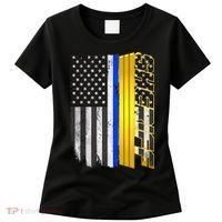 Sheriff Blue Thin Line Police Flag Women's T-Shirt thumb 0