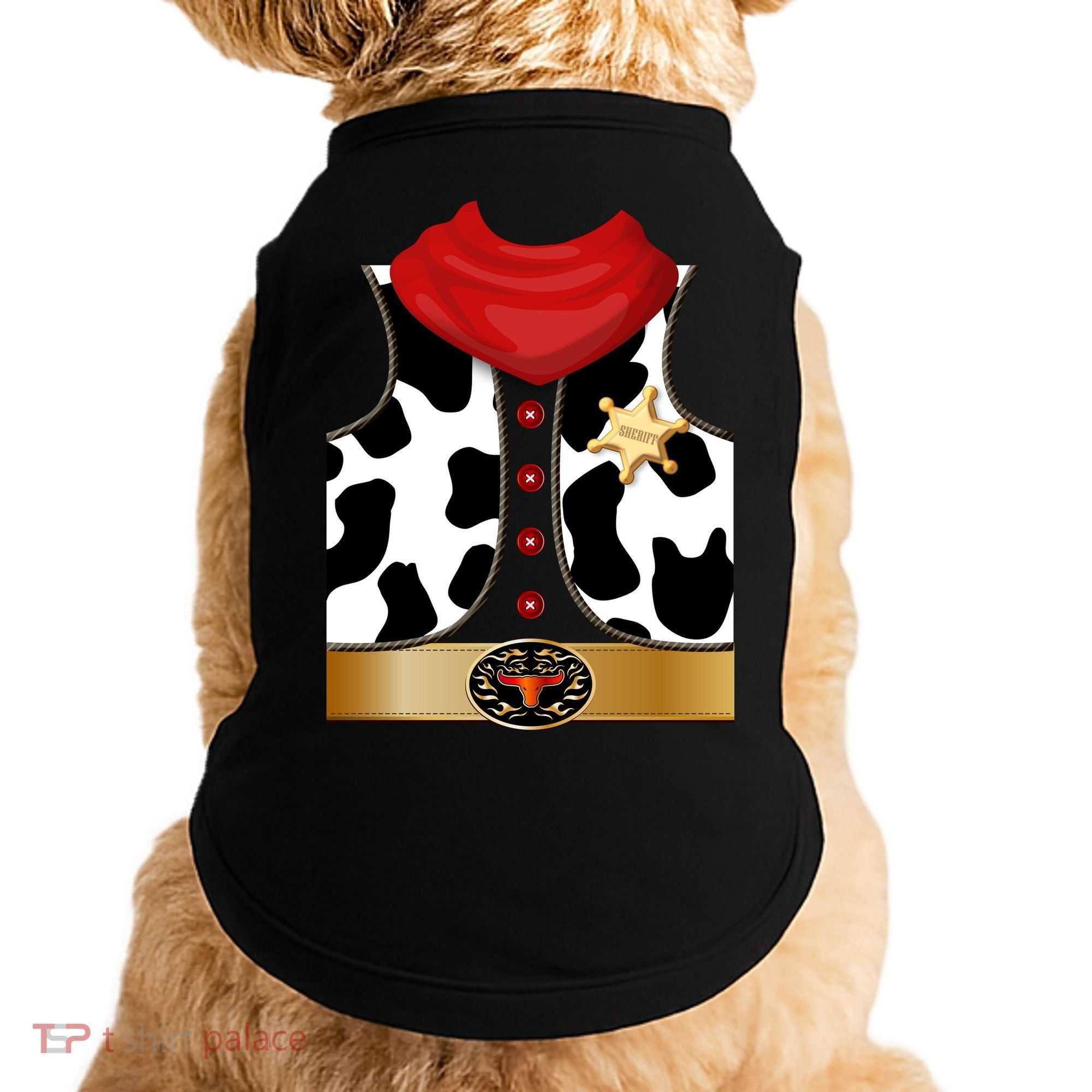Sheriff Cowboy Costume Doggie Tank