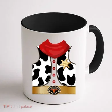 Sheriff Cowboy Costume Coffee Mug back