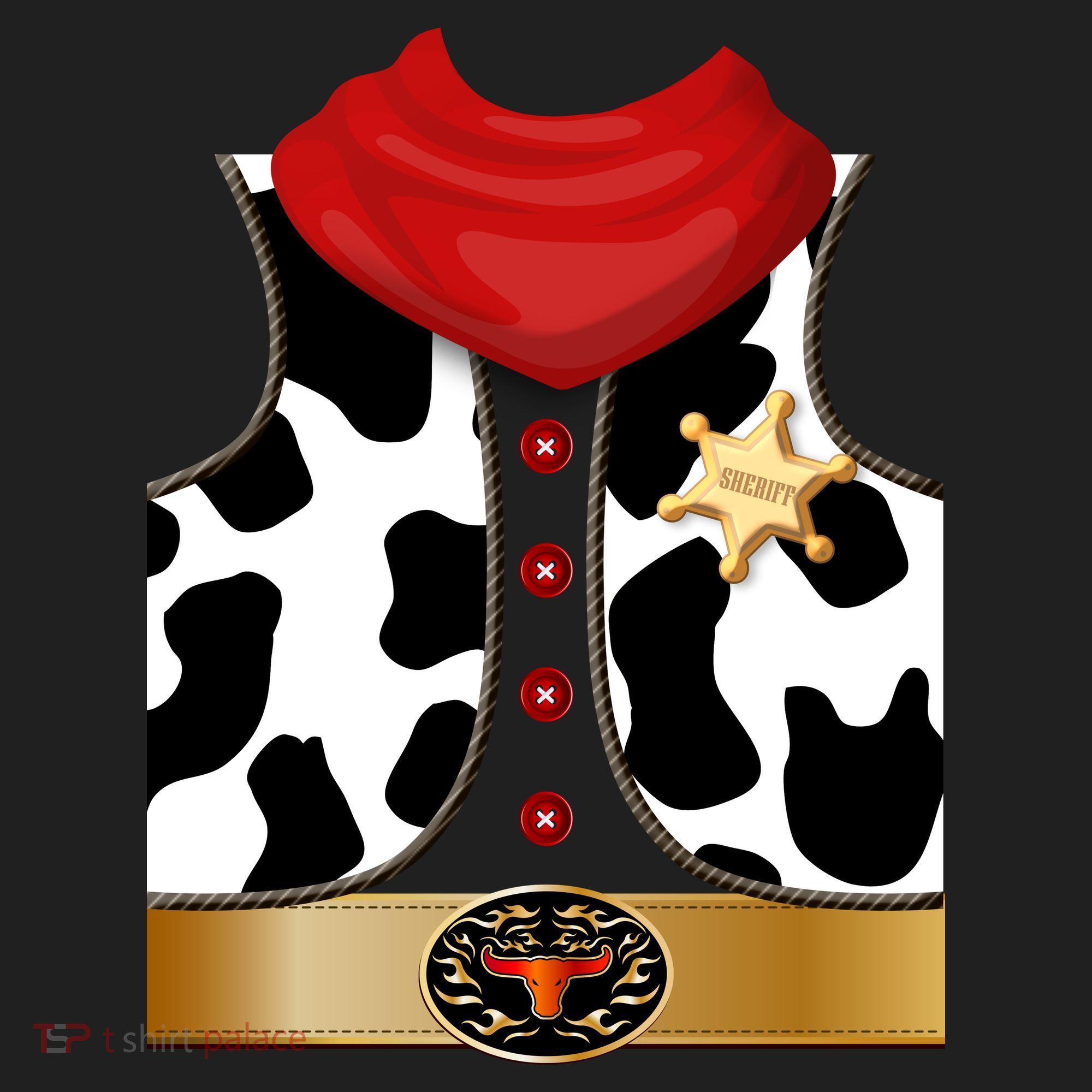 Sheriff Cowboy Costume Tumbler