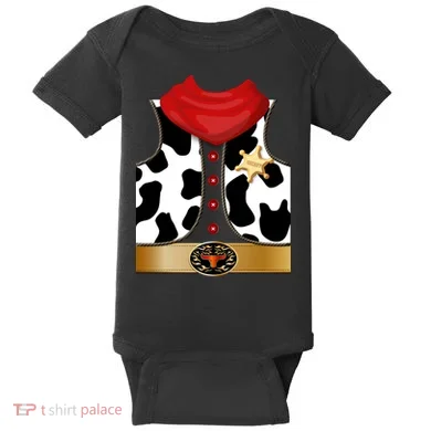 Sheriff Cowboy Costume Baby Bodysuit