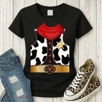 Sheriff Cowboy Costume Women's T-Shirt thumb 3