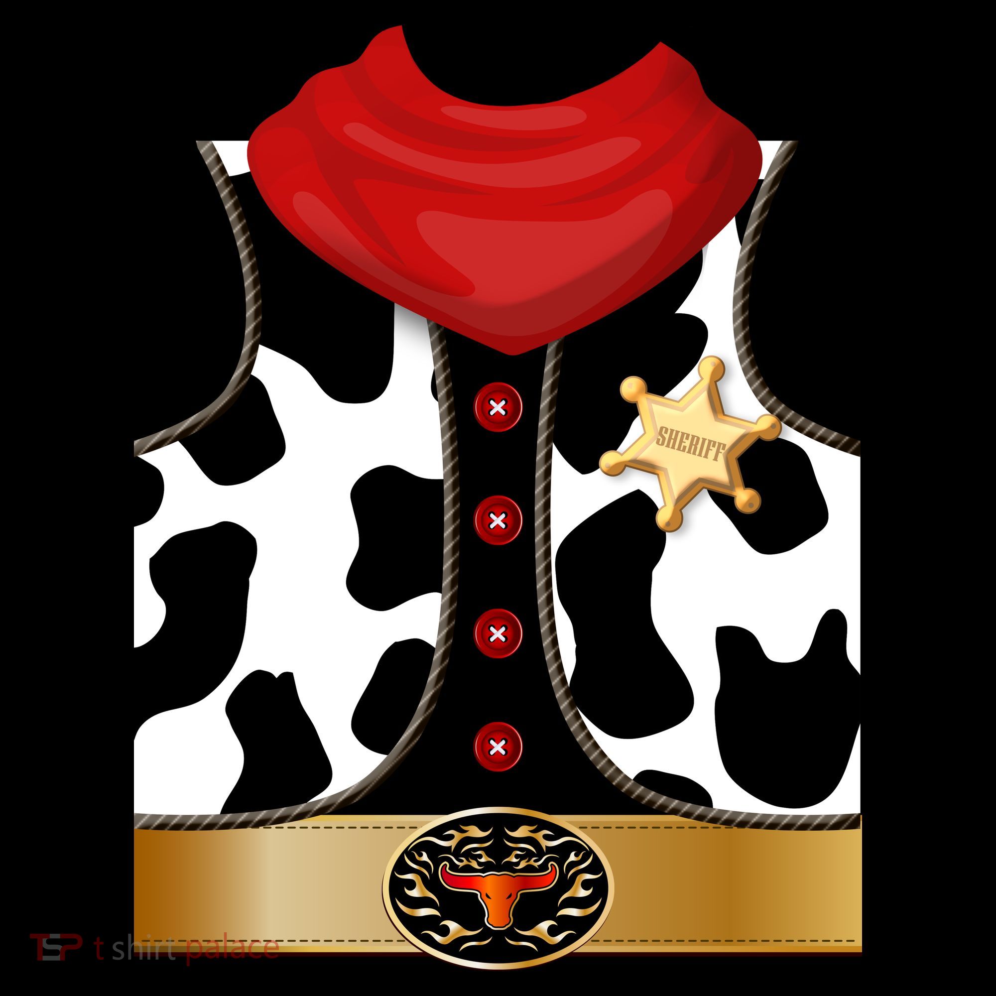 Sheriff Cowboy Costume Kids Sweatshirt