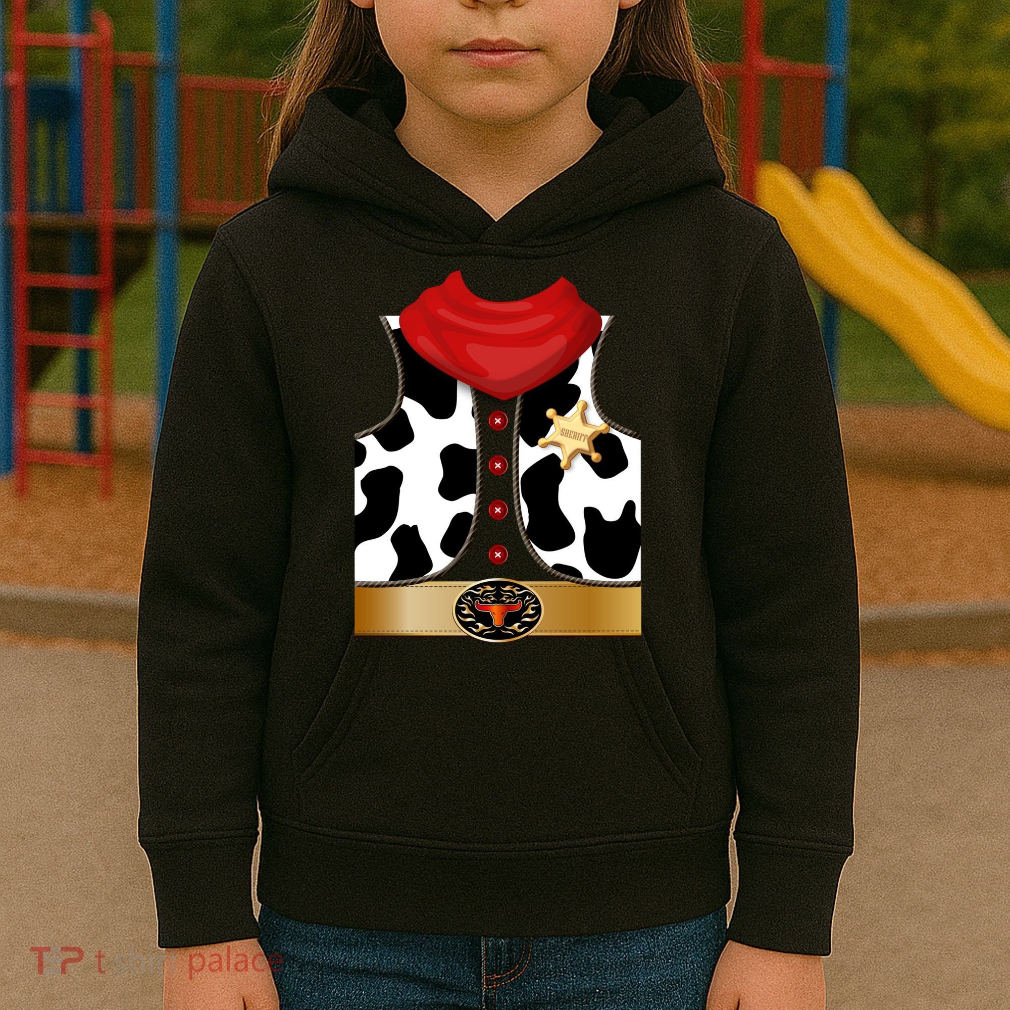 Sheriff Cowboy Costume Kids Hoodie