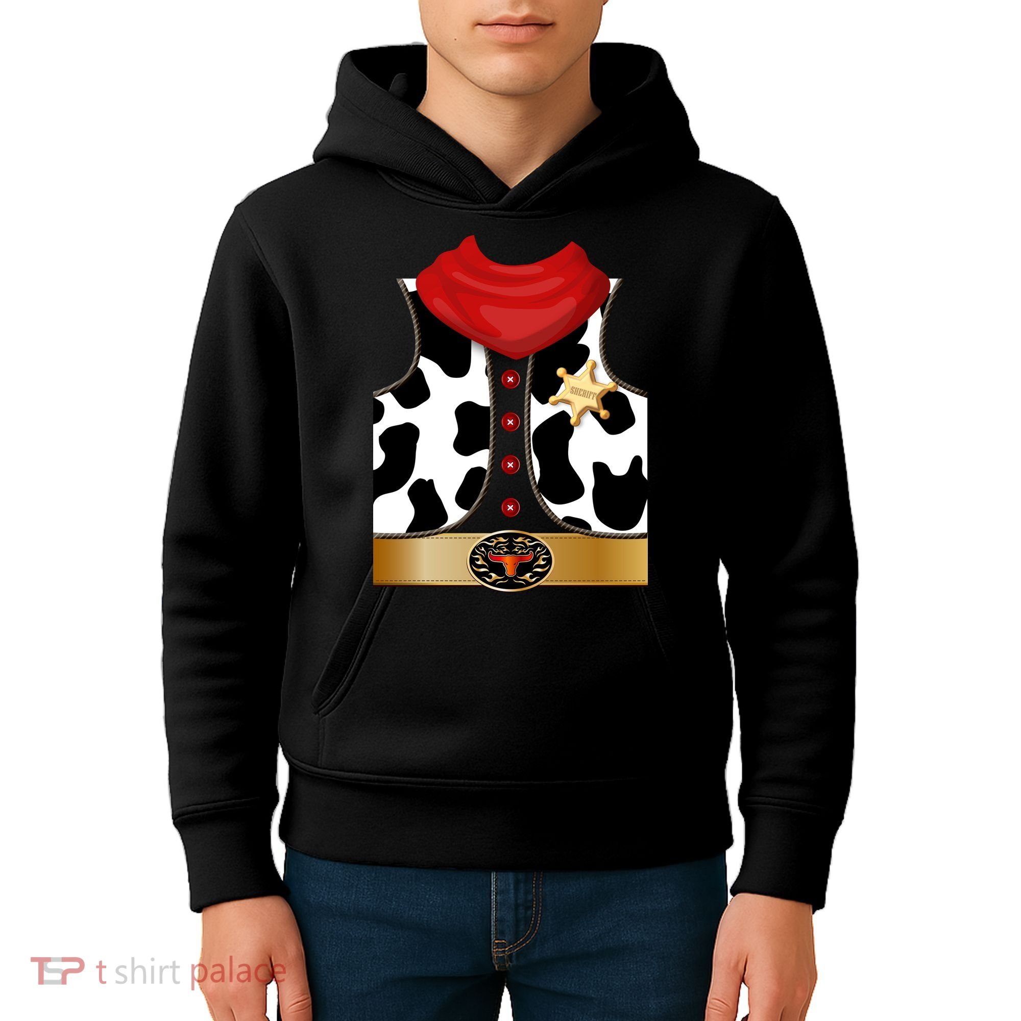 Sheriff Cowboy Costume Kids Hoodie