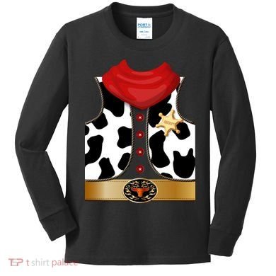 Sheriff Cowboy Costume Kids Long Sleeve Shirt