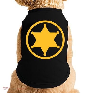 Sheriff Star Doggie Tank