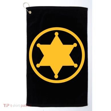 Sheriff Star Golf Towel
