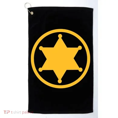 Sheriff Star Golf Towel