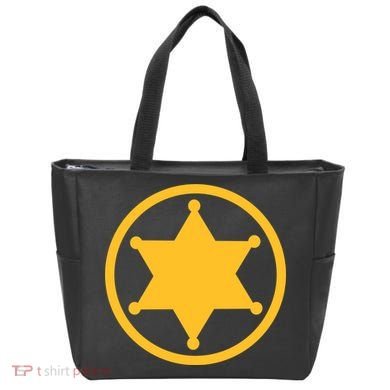 Sheriff Star Tote Bag