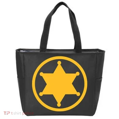 Sheriff Star Tote Bag