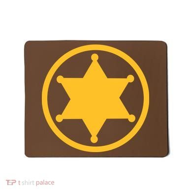 Sheriff Star Mousepad