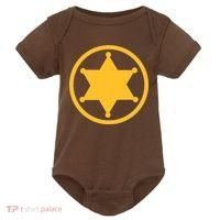 Sheriff Star Baby Bodysuit thumb 0