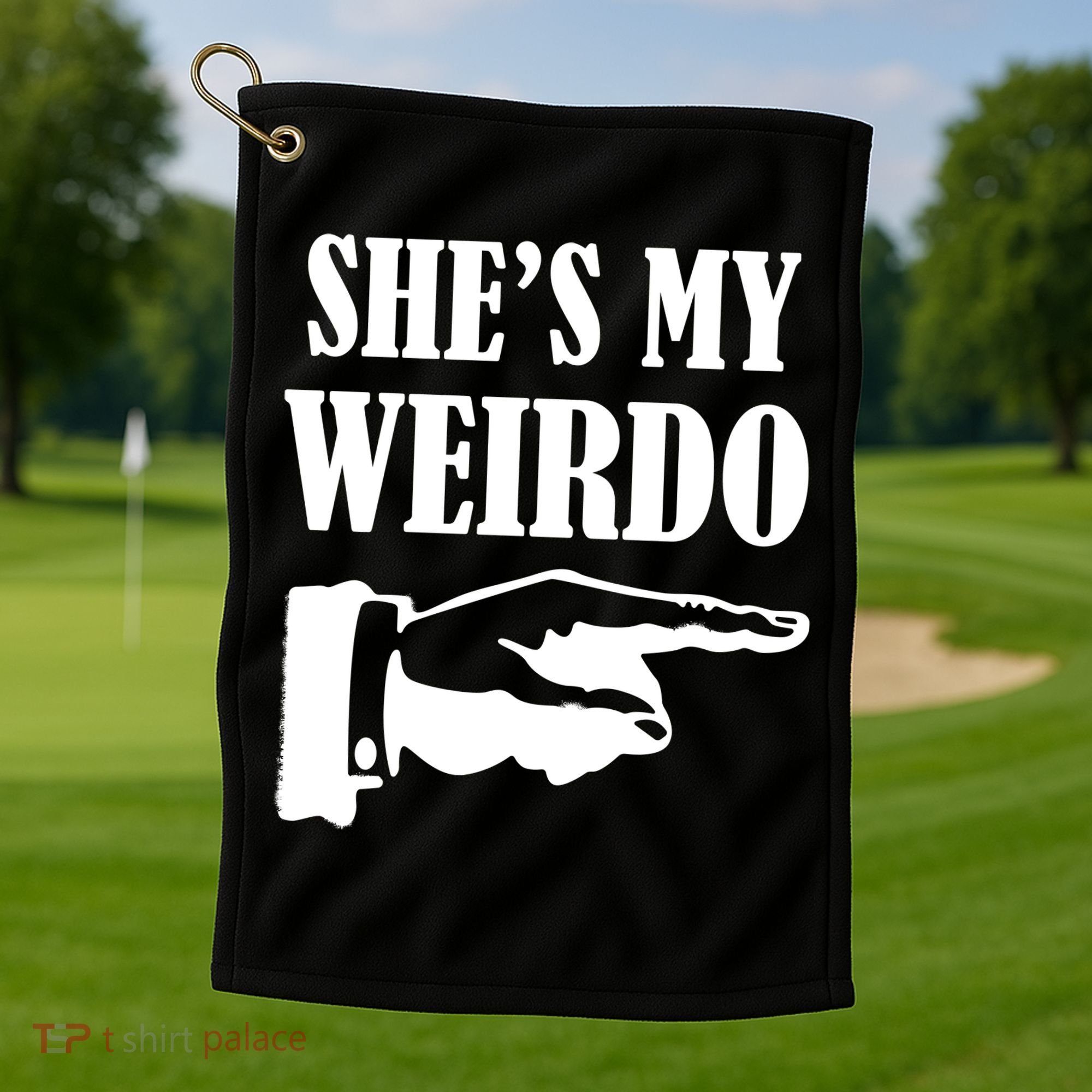 She's  My Weirdo Golf Towel