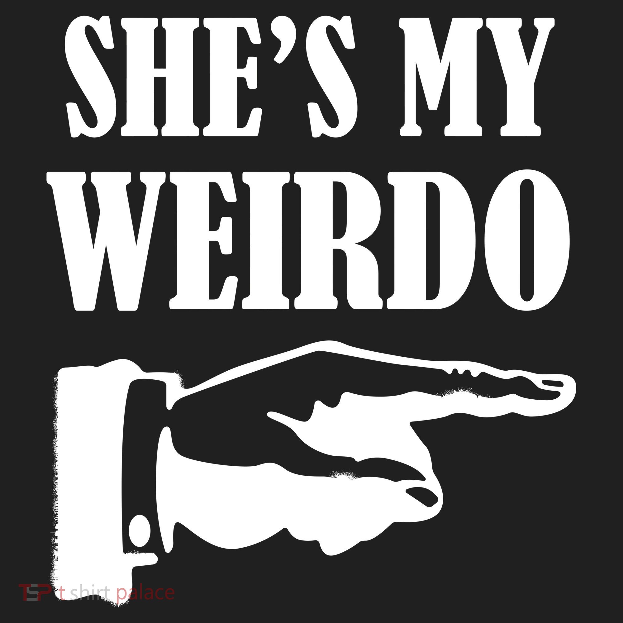 She's  My Weirdo Golf Towel