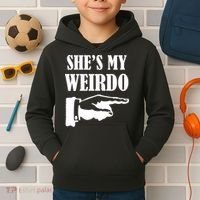 She's  My Weirdo Kids Hoodie thumb 2