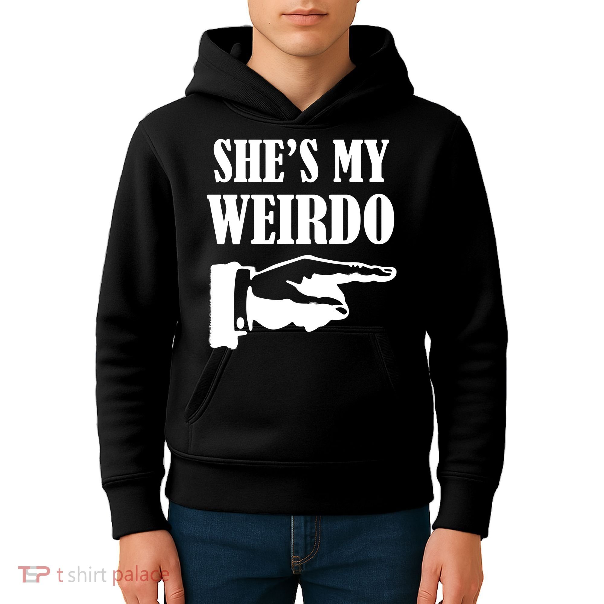 She's  My Weirdo Kids Hoodie