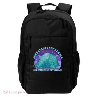 She's Beauty She's Grace She Came From Outer Space Backpack