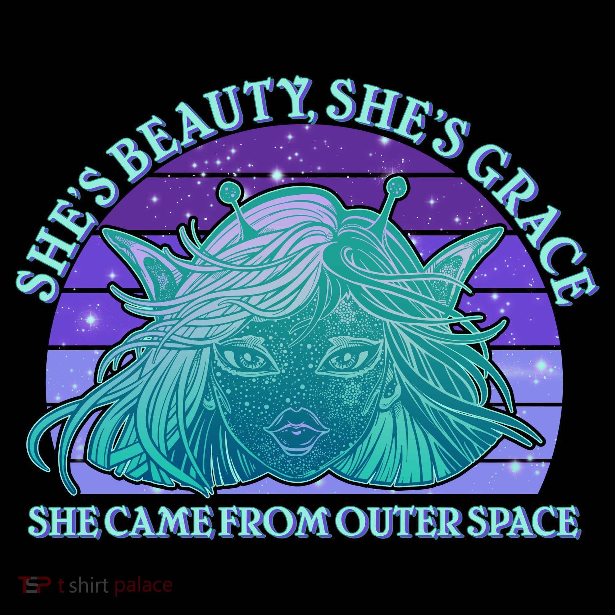 She's Beauty She's Grace She Came From Outer Space Coffee Mug