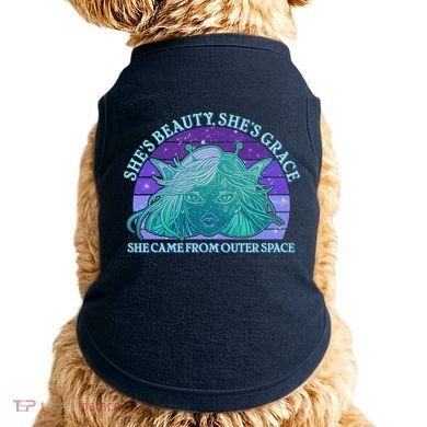 She's Beauty She's Grace She Came From Outer Space Doggie Tank