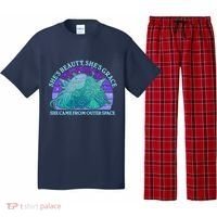 She's Beauty She's Grace She Came From Outer Space Pajama Set thumb 0