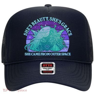 She's Beauty She's Grace She Came From Outer Space Hat