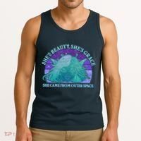 She's Beauty She's Grace She Came From Outer Space Tank Top thumb 3