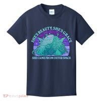 She's Beauty She's Grace She Came From Outer Space Kids T-Shirt thumb 0