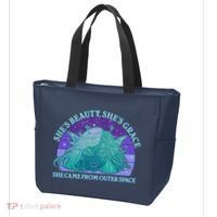 She's Beauty She's Grace She Came From Outer Space Tote Bag thumb 3