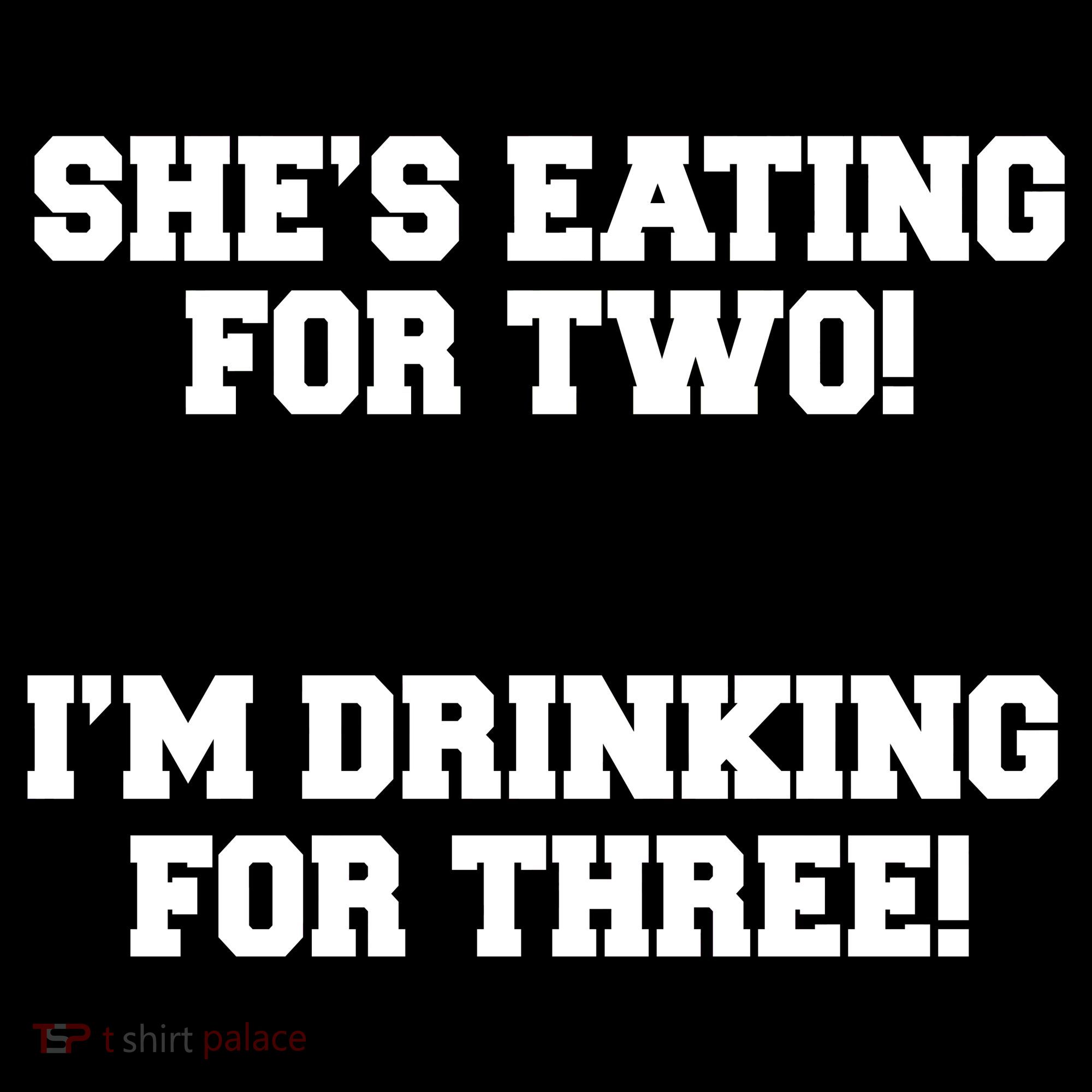 She's Eating For Two I'm Drinking For Three Visor