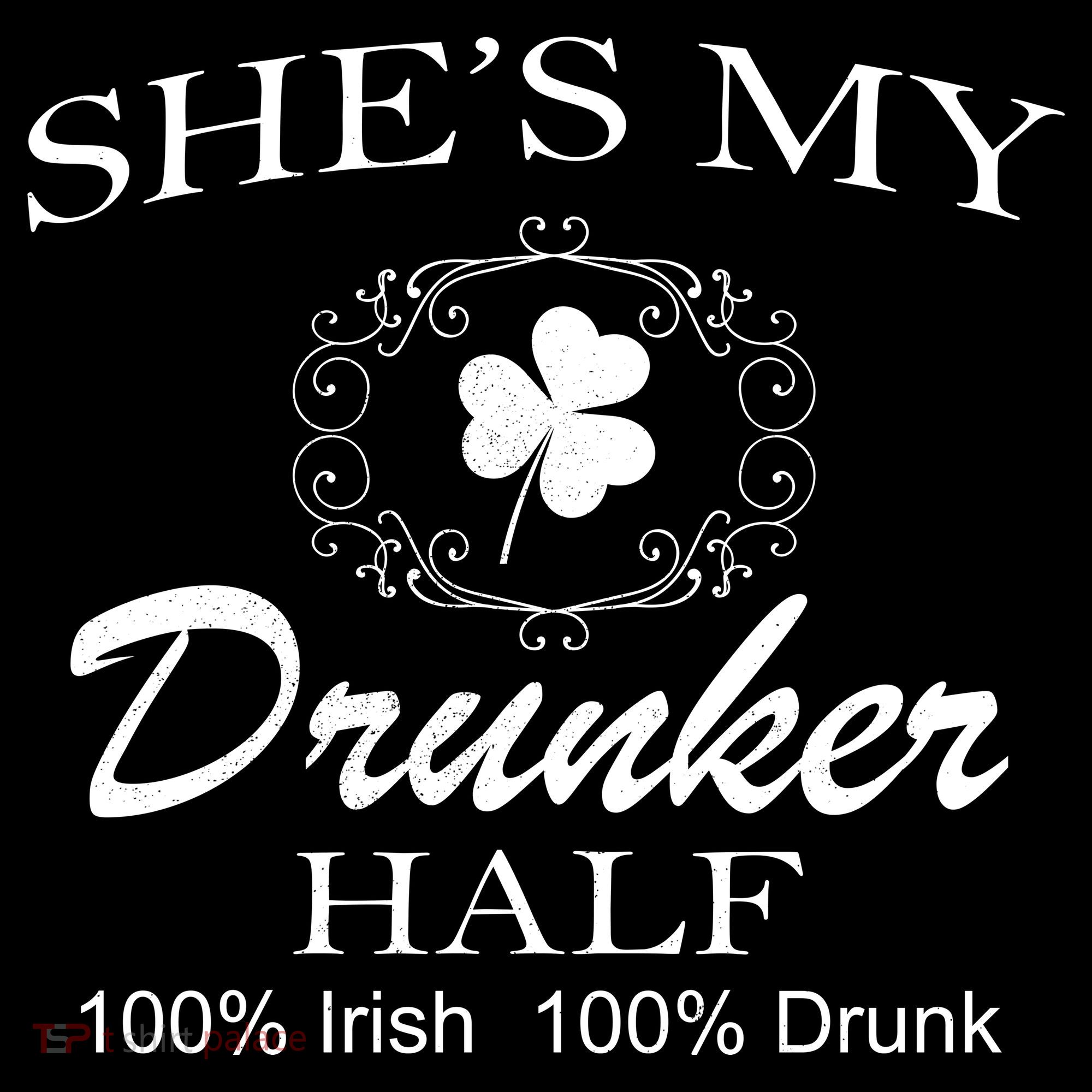 She's My Drunker Half Funny St. Patrick's Day Doggie Tank