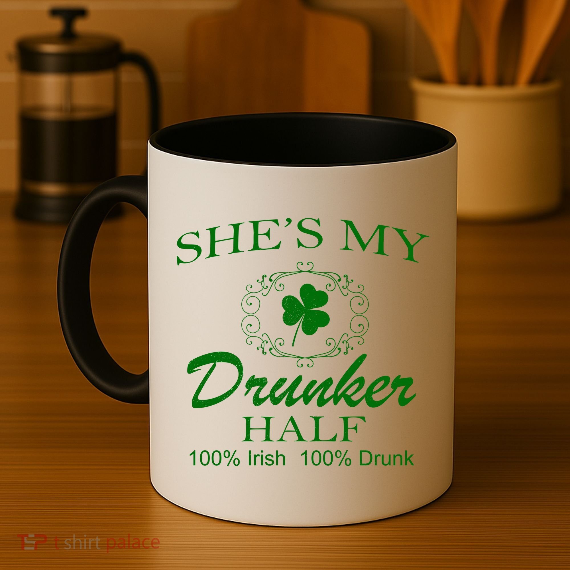 She's My Drunker Half Funny St. Patrick's Day Coffee Mug
