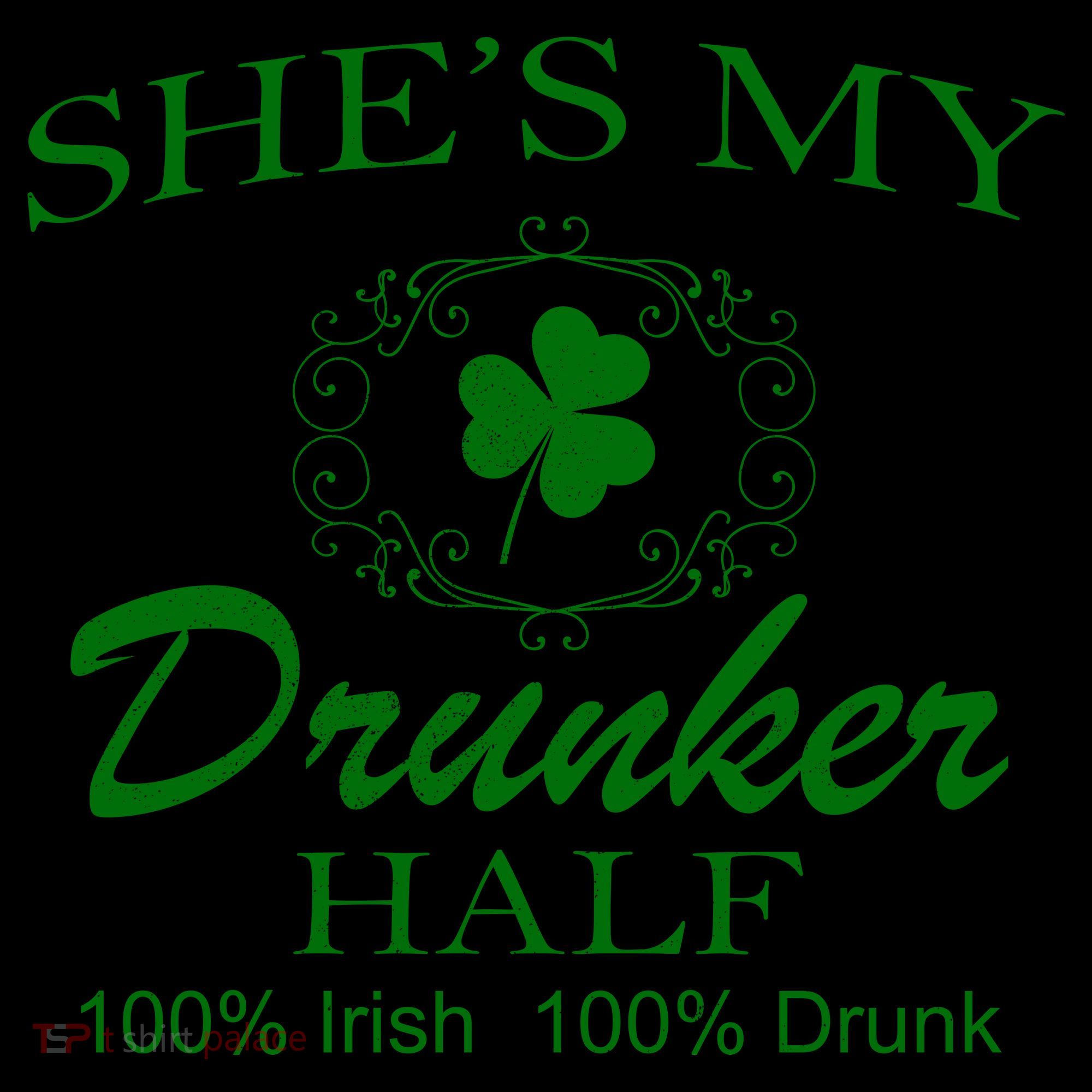 She's My Drunker Half Funny St. Patrick's Day Coffee Mug
